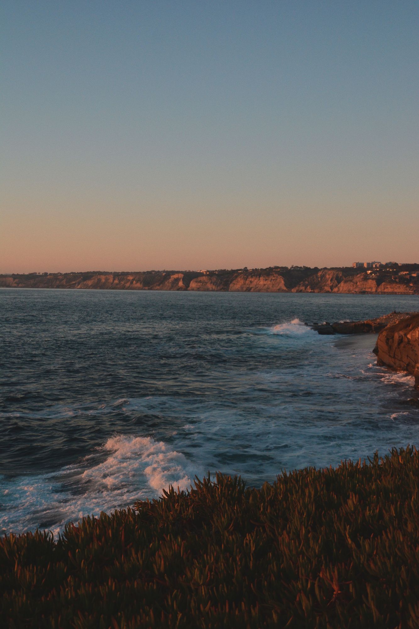 Coastline at golden hour
