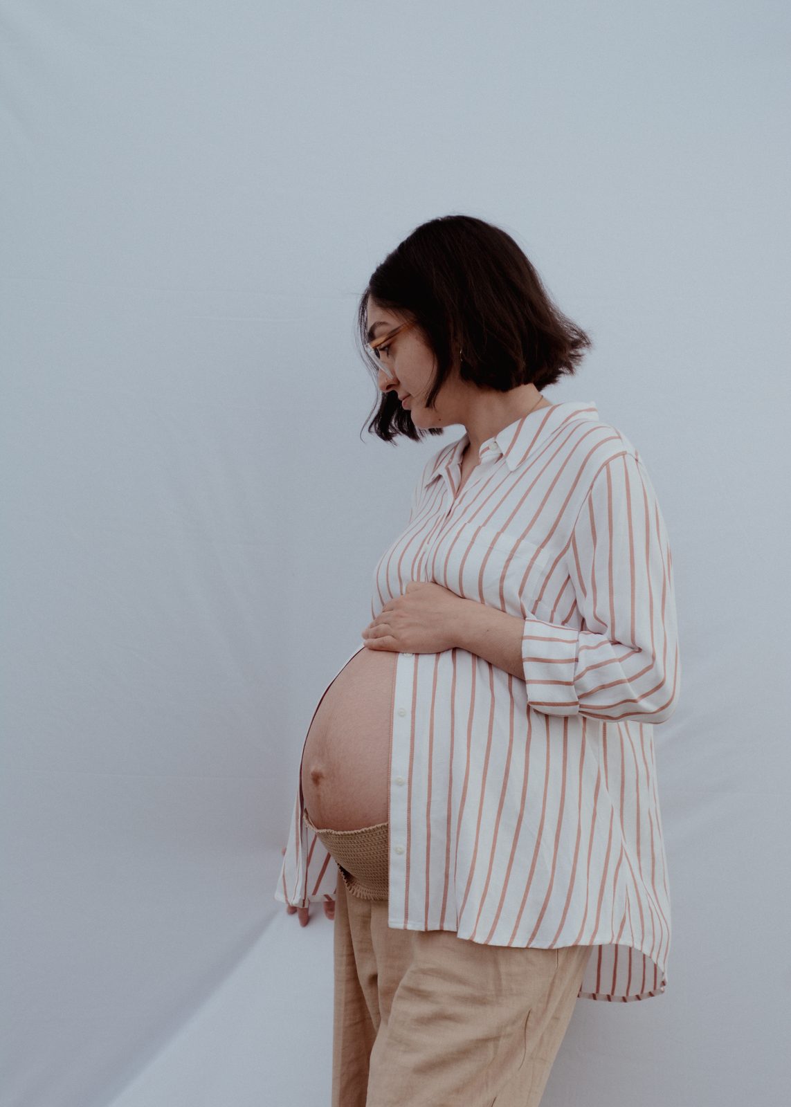 Maternity studio portrait
